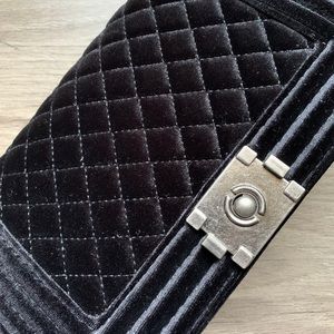 Black Quilted Crossbody